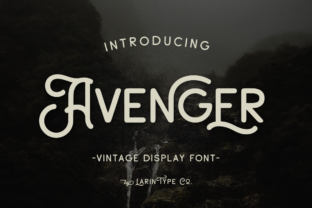 Avenger: A Display Font with Bold Character