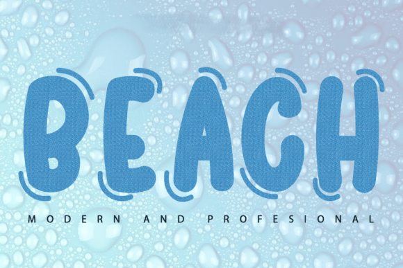 Capture the Spirit of Summer with the Beach Typeface