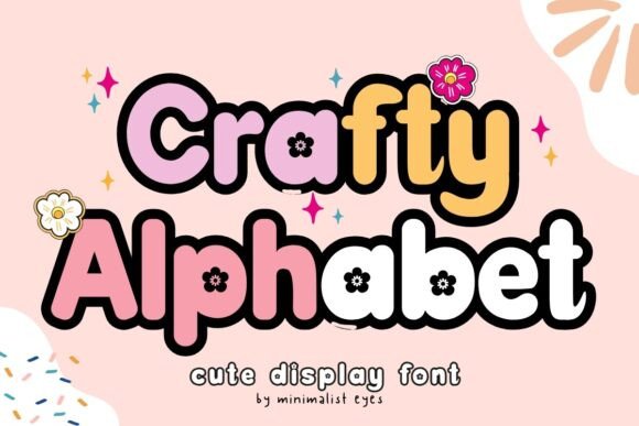 Crafty Alphabet: A Font with a Twist for Your Boldest Ideas