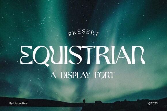 Equistrian: A Display Font for Modern Branding