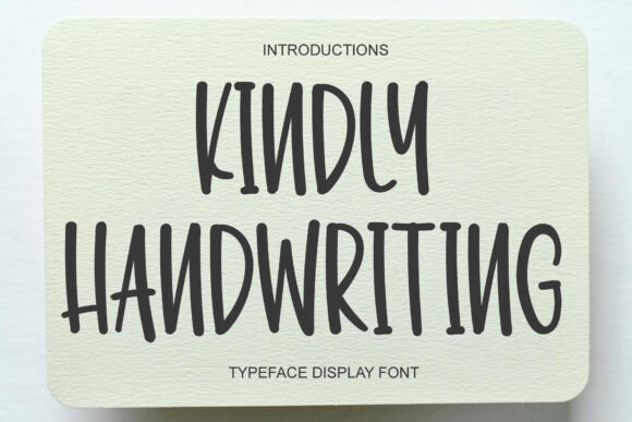 Kindly Handwriting: The Elegant Font for Captivating Designs