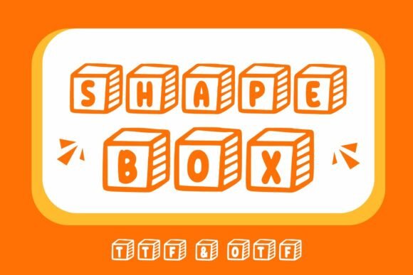 Shape Box: A Display Font That Brings Creative Ideas to Life