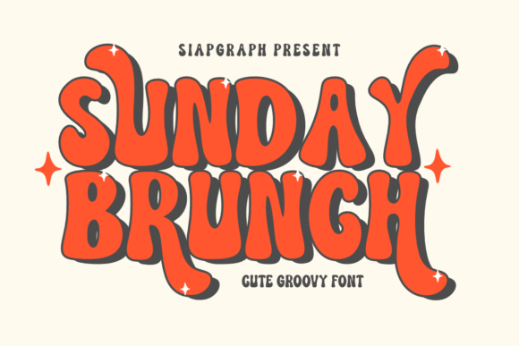Sunday Brunch: A Groovy Retro Font for Playful Branding