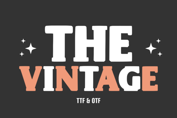 The Vintage Font: Capturing That Authentic Retro Charm