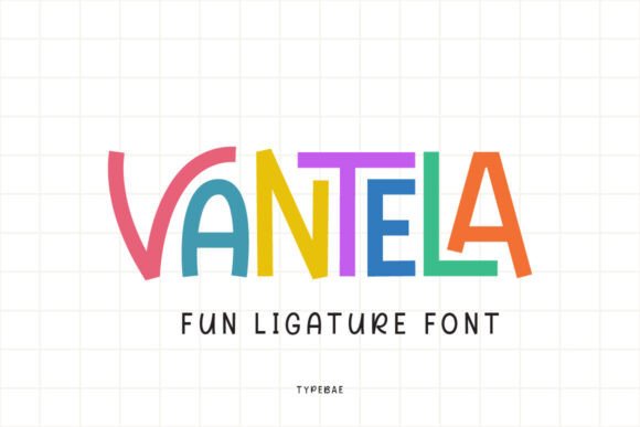 Vantela: The Playful Font That Brings Characters to Life